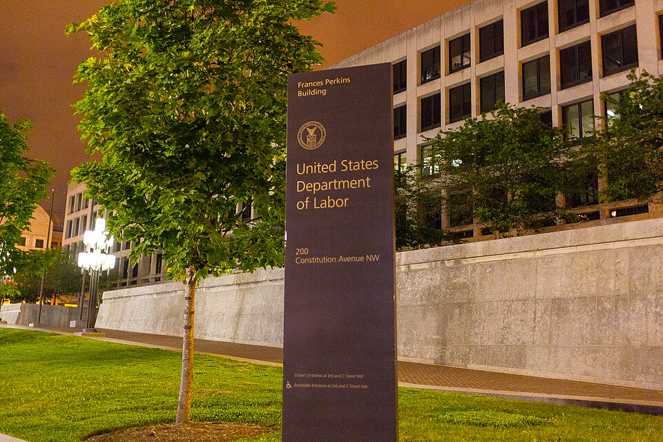 The Department of Labor.