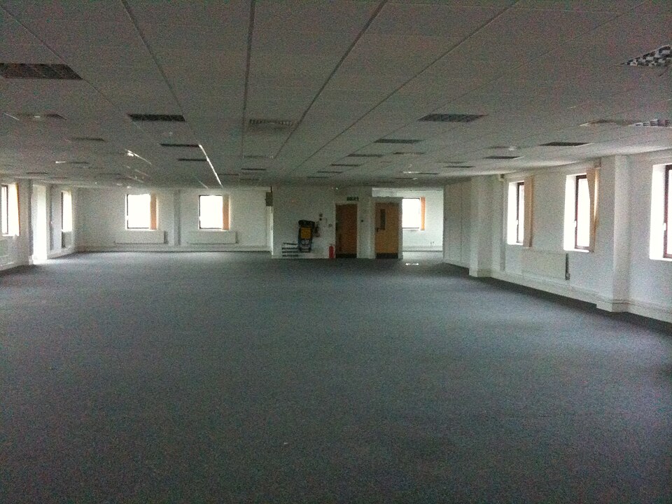 An office workplace.