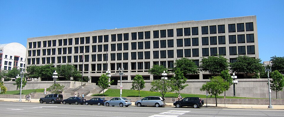 The Department of Labor headquarters in Washington, May 2010.