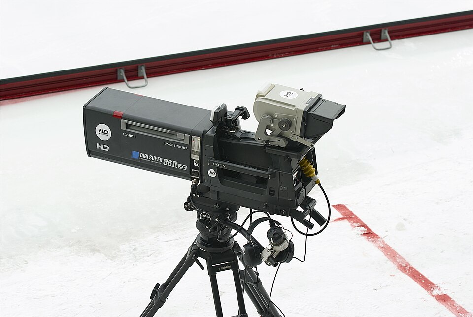 A television camera.